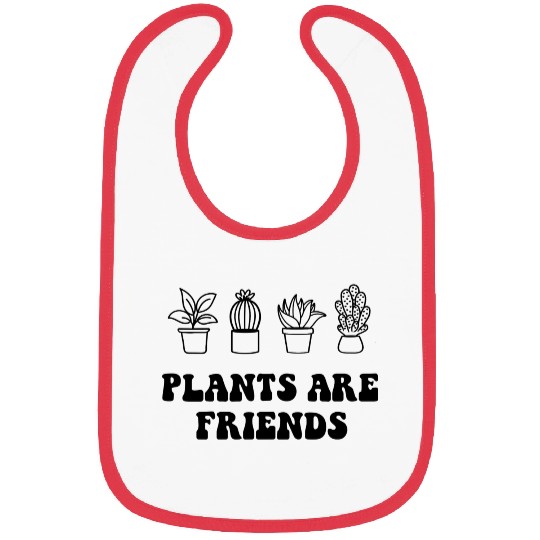 Plants Are Friends Bibs