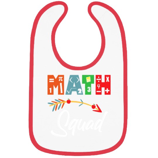 Math Squad Math Teacher Appreciation Bibs