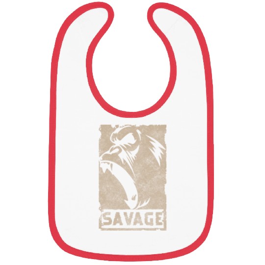 Gorilla Silverback Primate Bibs