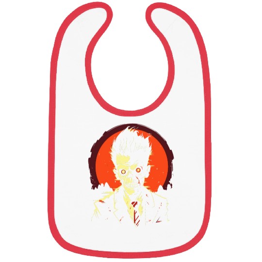 Zombie Apocalypse Ready for Halloween Grim Reaper Bibs