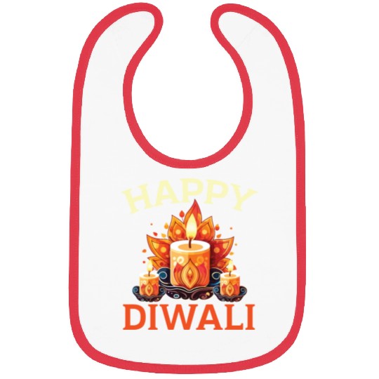 Happy Diwali Diwali Festival Indian Hindu Hinduism Bibs