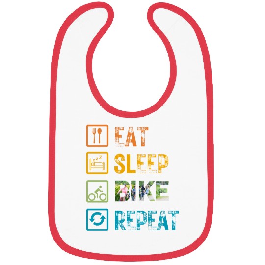 Eat Sleep Bike Repeat Bibs