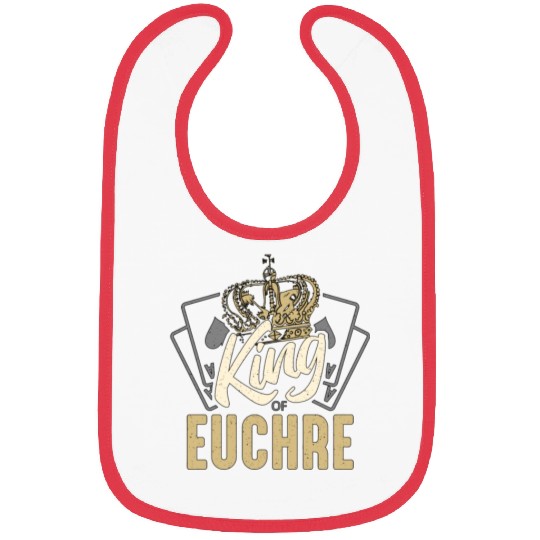 Euchre King Of Euchre Board Game Playing Cards Bibs