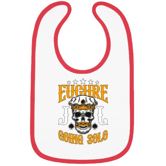 Euchre Going Solo Board Game Loves Playing Cards Bibs
