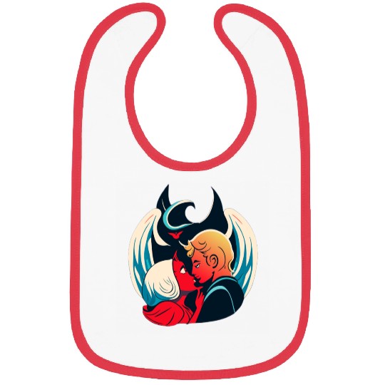 Devil and Angel Bibs