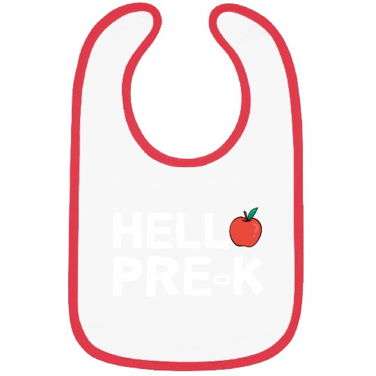 Hello Pre K Back To School Bibs