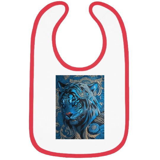 Blue Tiger Bibs