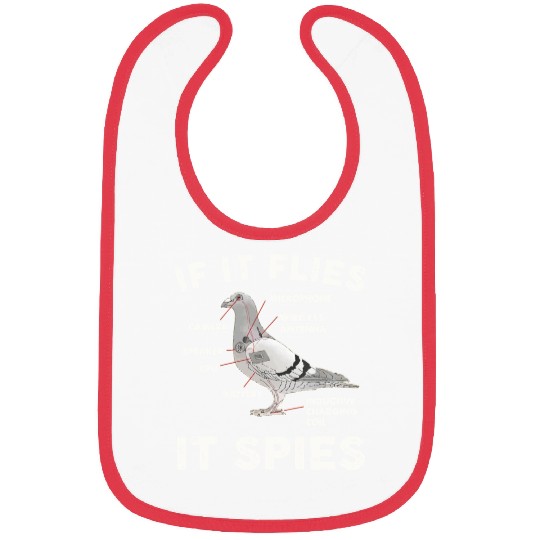 If It Flies It Spies Pigeon Anatomy Bird Aren Bibs