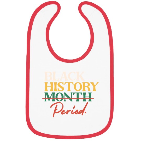 Black History Month Period Bibs