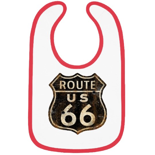 Route 66 vintage sign 2 Bibs