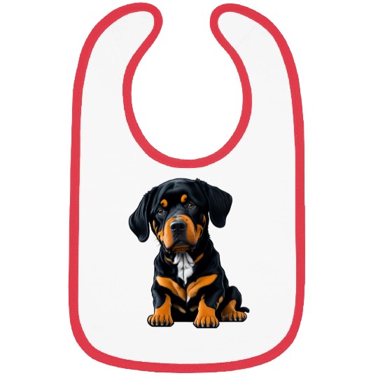 Rottweiler Puppy Dog Bibs