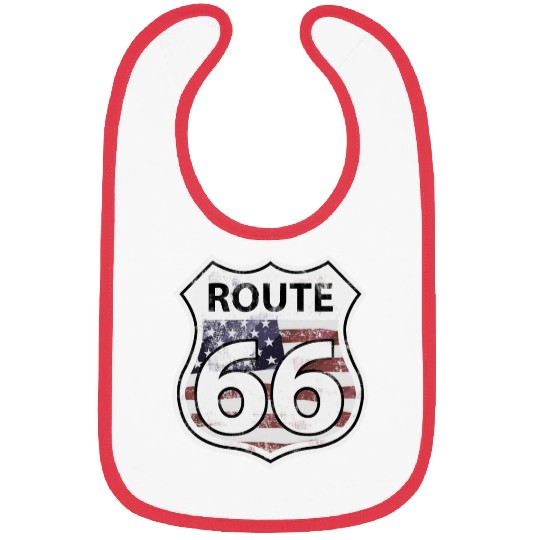 Route 66 - American Flag Bibs