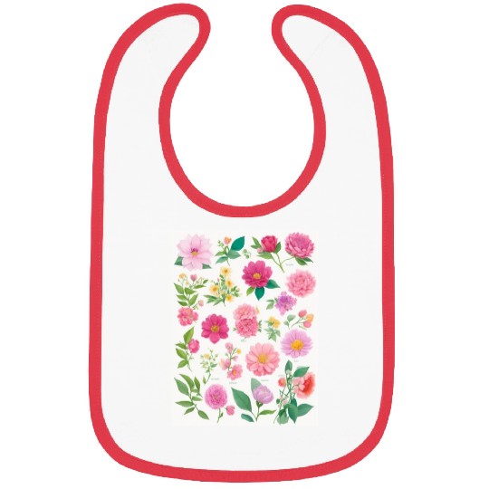 Sunshine and Daffodil Spring Flowers Bibs