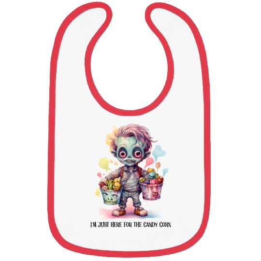 I m Just Here For The Candy Corn Bibs