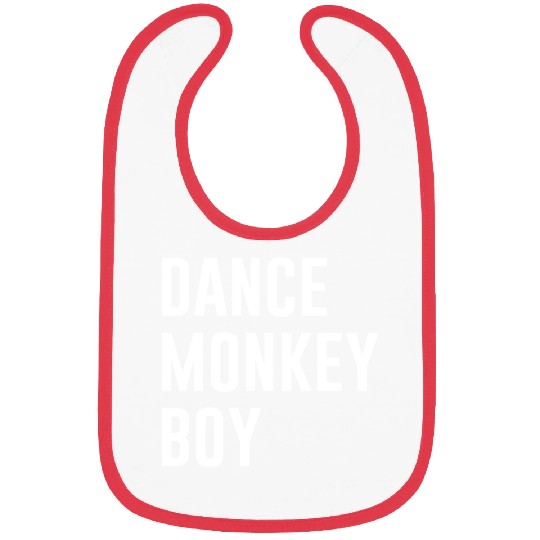 Dance Monkey Boy Bibs