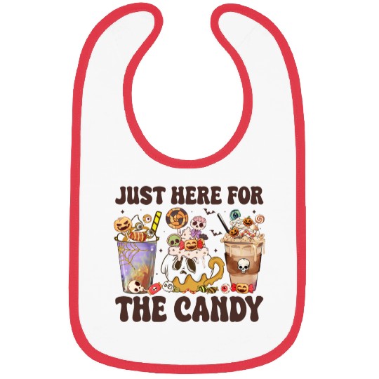 Just Here For The Candy Bibs