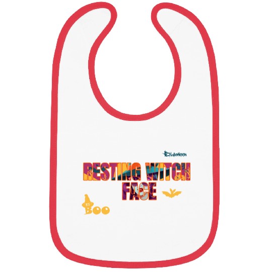 Resting Witch Face Design Bibs