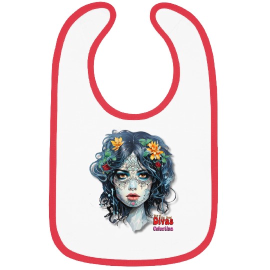 Day of the Dead Divas - Celestina Bibs