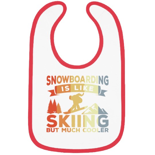 Snowboarding Joke Bibs