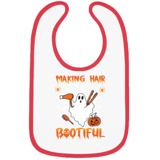 Making Hair Bootiful Funny Scary Ghost Hairdresser Bibs