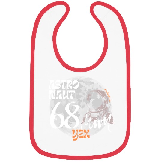 vintage moon astronaut Bibs