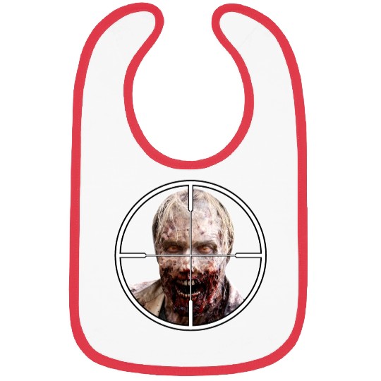 Zombie Apocalypse Sniper and Gamers Halloween Bibs