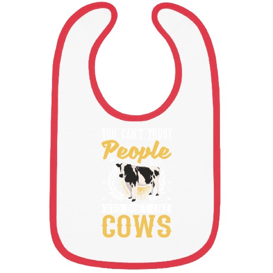 Cow Farmer Rancher Cows Bibs