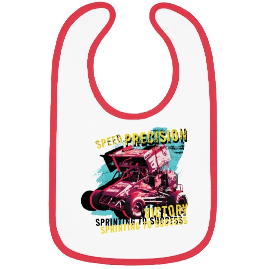 Sprint Car Mom Dirt Track Racing Racing Race Day Bibs