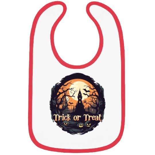 Halloween trick or treat Bibs