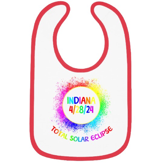 Total Solar Eclipse Indiana 4/28/24 Kids Eclipsefa Bibs