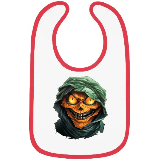 Halloween Spooky Cartoon Mummy Bibs