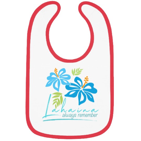 Hawaiian Hibiscus: Lahaina - Always Remember Bibs