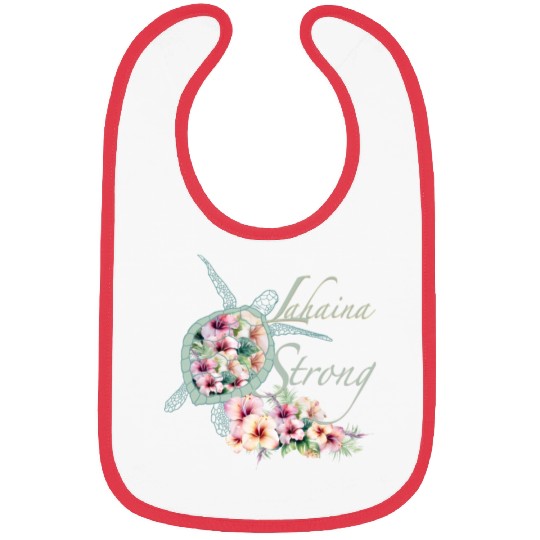 Lahaina Strong: Hibiscus and Sea Turtle Bibs