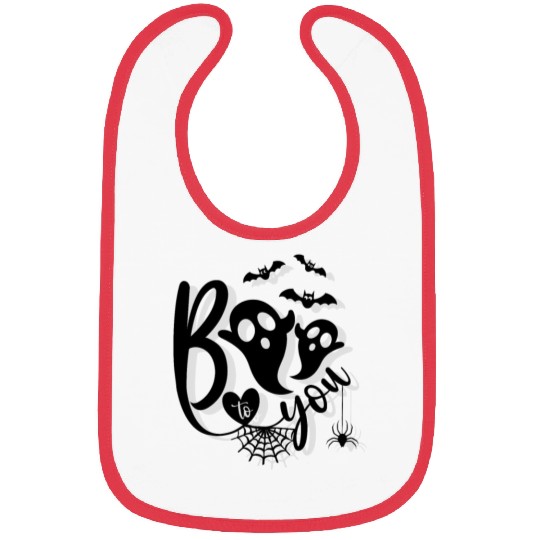 Embroidered Ghost Dogs Trick or Treat Halloween Sw Bibs
