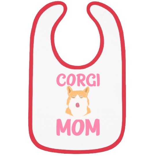 Corgi Mom Bibs