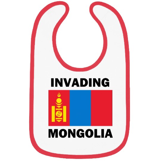 Invading Mongolia Bibs