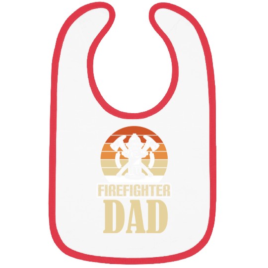 FIREFIGHTER DAD Bibs