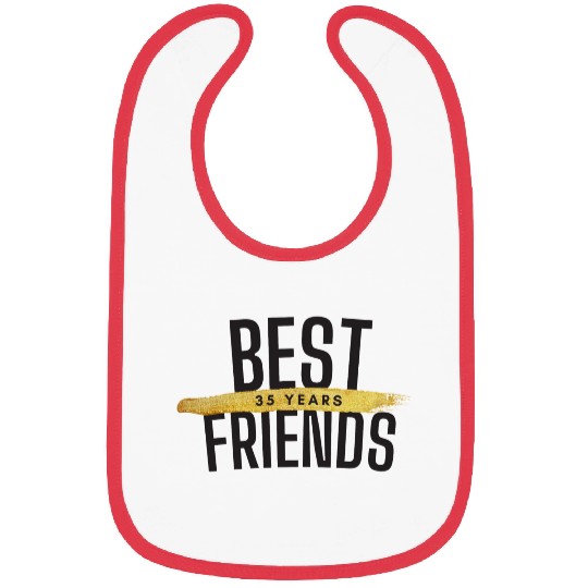 Best Friends 35 Years Bibs