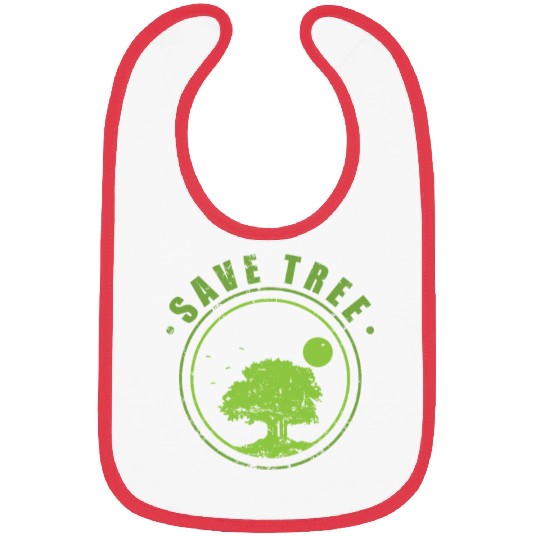 Save Tree Nature Forests Leaves Environment Bibs