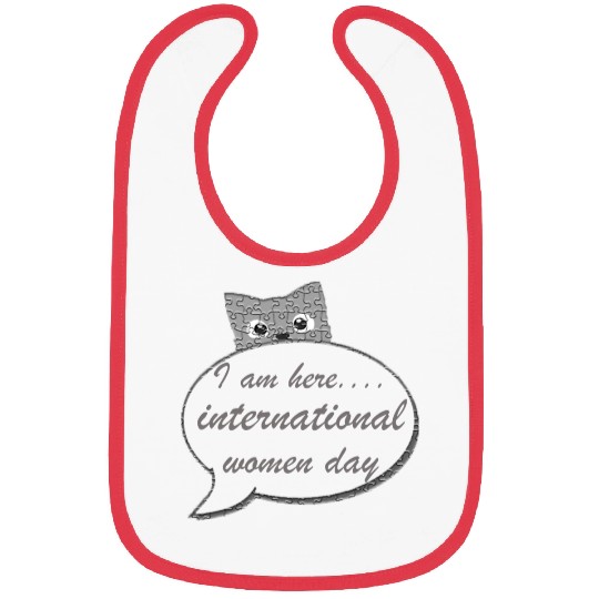 international women day Bibs design gift
