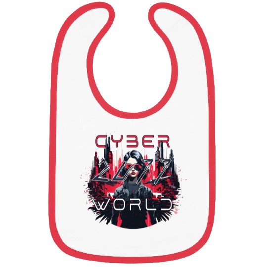 cyberpunk world Bibs