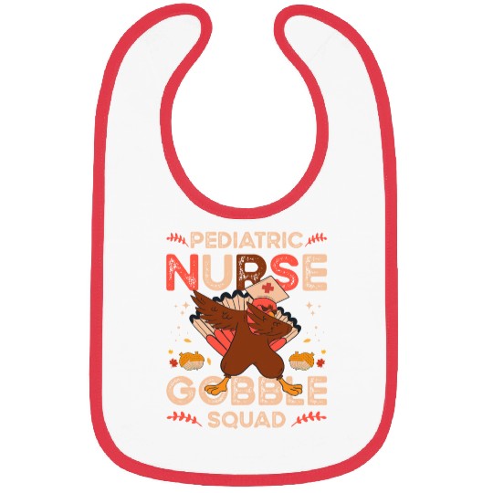 Pediatric Nurse Gobble Squad Bibs
