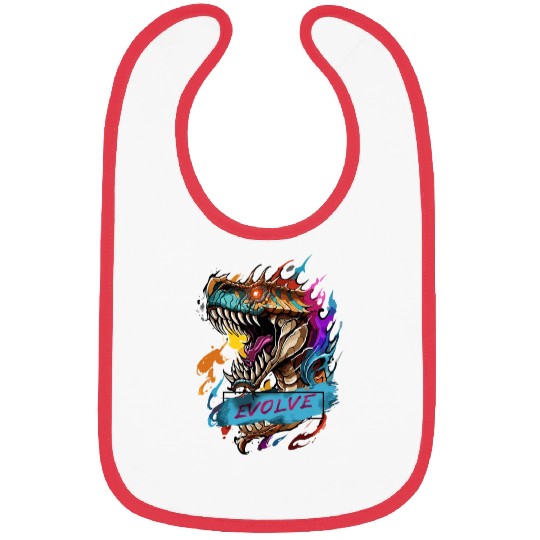Roaring Evolution Bibs