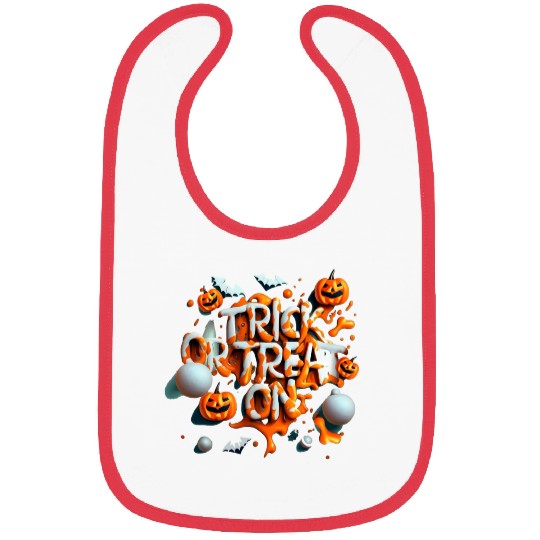 Trick or treat. Halloween Bibs