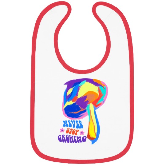 Psychedelic Mushroom Bibs
