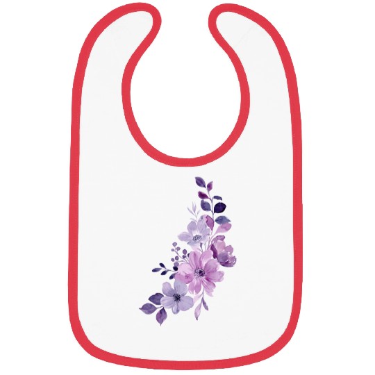 Lavender beautyfull desing Bibs for girl