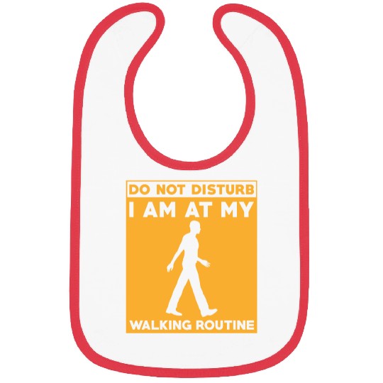 Walking Routine Fitness Design - Do Not Disturb Bibs