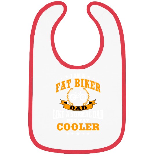 Funny Fat Biker Dad Outfit Men Bibs