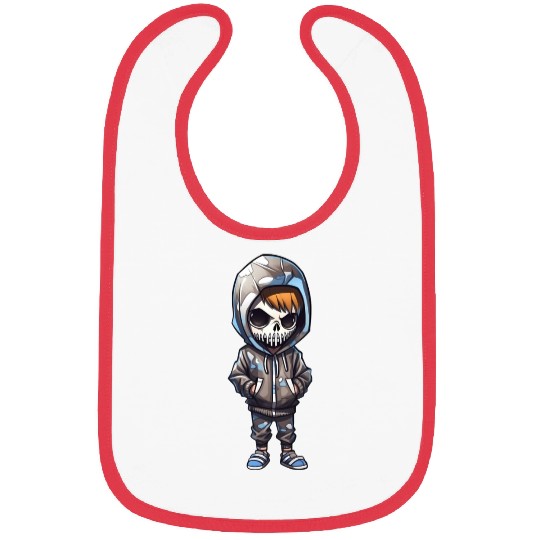 Skeleton Guy Bibs