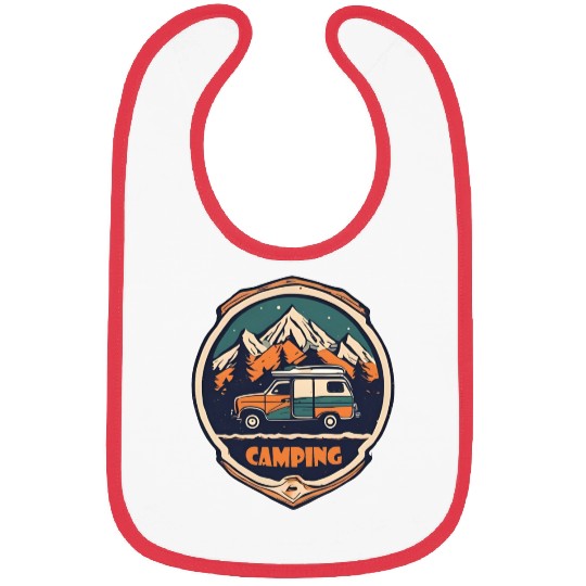 Camping / Forest / Wildness / Camper / Adventure Bibs